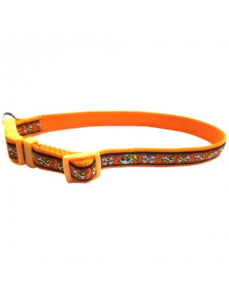 COLLAR BULLY 20x350-500mm. NARANJA
