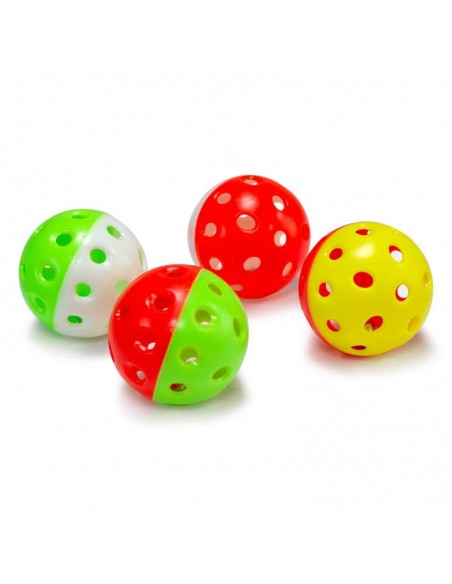 PELOTA CASCABEL 4,5 cm. Bolsa 4 Uds. PELOTA CASCABEL 4,5 cm. Bolsa 4 Uds.