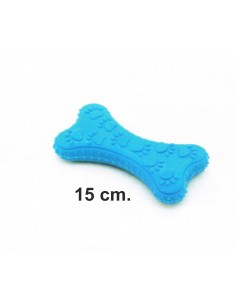 HUESO AZUL TERMOPLASTICO 15 cm.