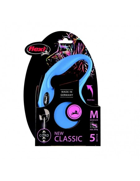 FLEXI NUEVO CLASSIC "M" Cordon 5 mts. Azul