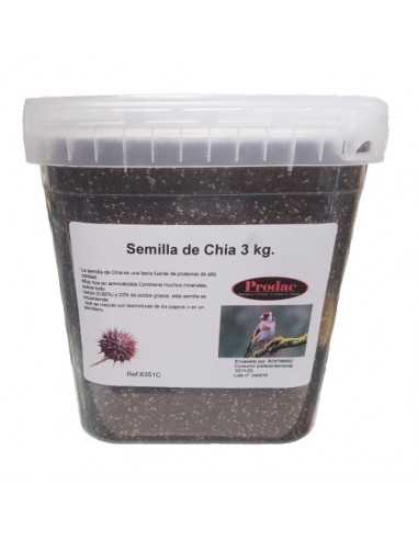 CHIA (SALVIA HISPANICA) TARRINA 550 GR.
