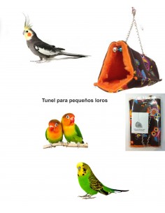 TUNEL PARA PEQUEÑOS LOROS. ESTAMPADO