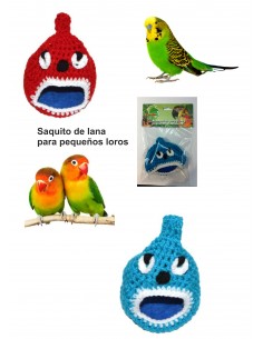SAQUITO PARA PEQUEÑOS LOROS DE LANA