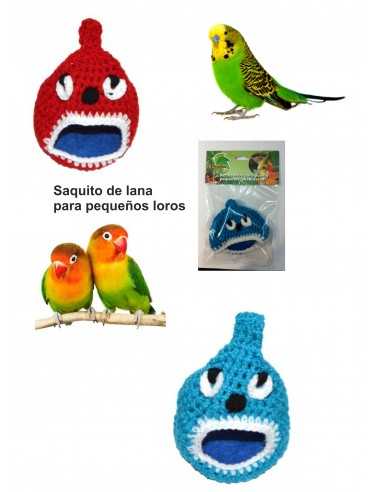 SAQUITO PARA PEQUEÑOS LOROS DE LANA