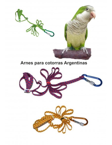 ARNES PARA COTORRA ARGENTINA (VARIOS COLORES)