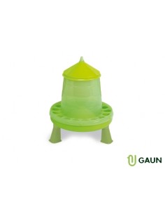 TOLVA PLASTICO AVES 4 KG CON PATAS. PISTACHO