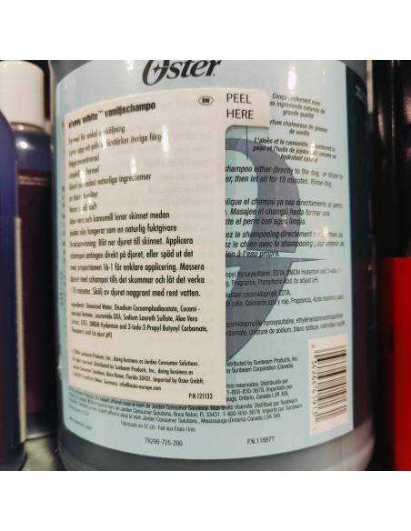 OSTER CHAMPU BLANQUEADOR 3.8 LTS.