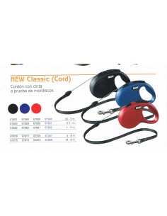 FLEXI NUEVO CLASSIC XS Cordon 3mts. Rojo