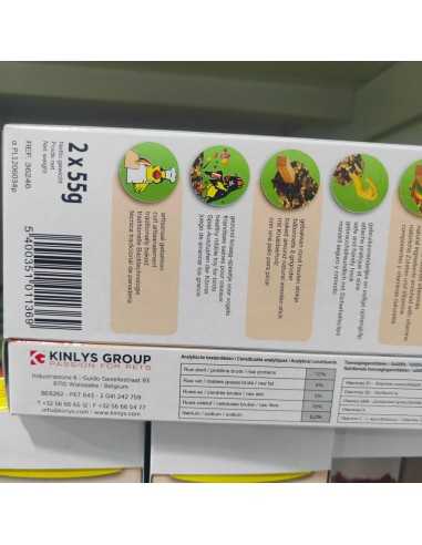 BARRITAS COBAYAS C/NARANJA 2uds.x55 gr.Benelux
