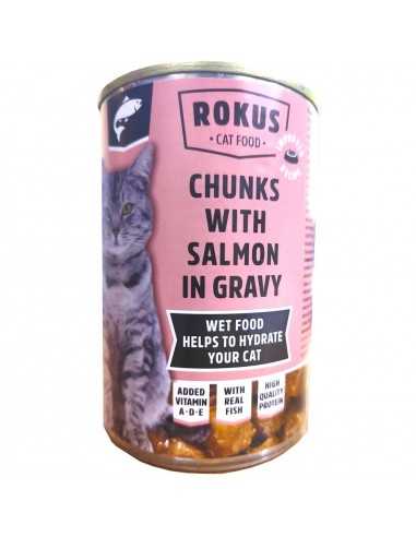 LATA GATOS 415 GR.PESCADO ROKUS