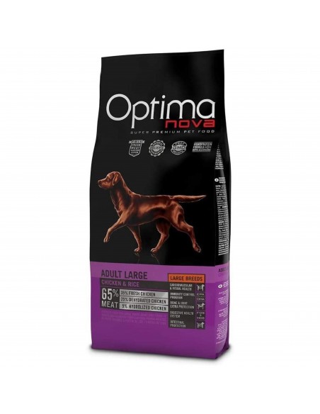 OPTIMA NOVA ADULT LARGE POLLO ARROZ 12 KG.