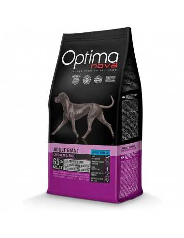 OPTIMA NOVA ADULT GIANT POLLO ARROZ 12 KG.