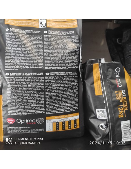 OPTIMA NOVA CAT KITTEN 400 GR.