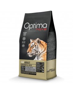 OPTIMA NOVA CAT ADULT CHICKEN RICE 2 KG.