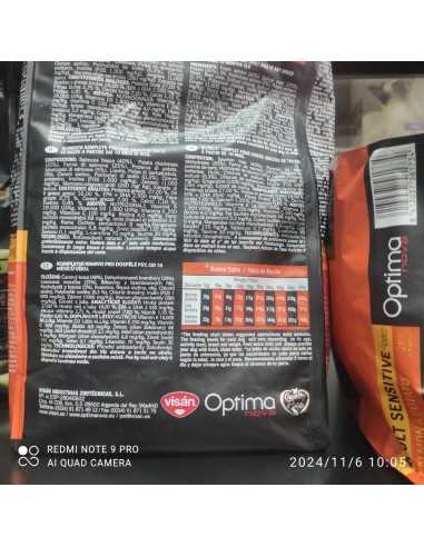 OPTIMA NOVA ADULT SENSITIVE 2 KG.
