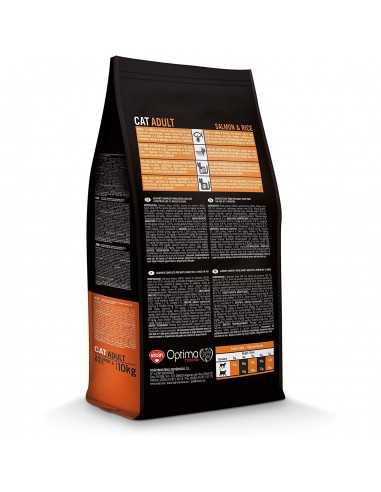 OPTIMA NOVA CAT ADULT SALMON ARROZ 8 KG.