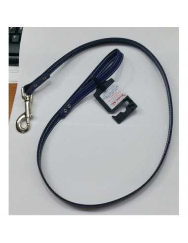 RAMAL CUERO COSIDO 1.5 CM. LARGO:102CM (AZUL)