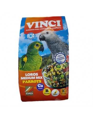 LOROS MEDIUM MIX VINCI Bolsa 4 KG.