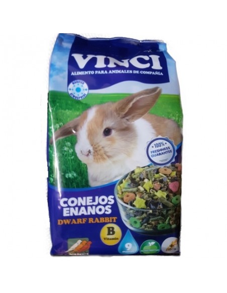 CONEJO ENANO VINCI 4 KG.