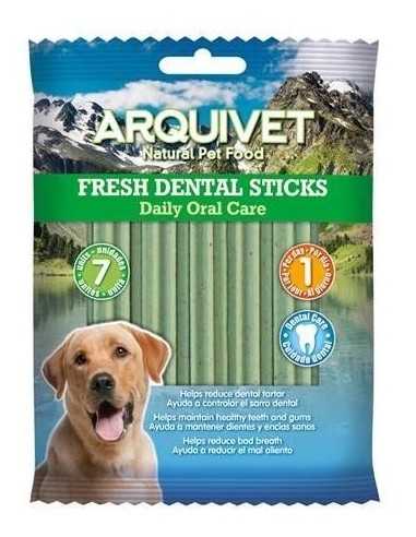 FRESH DENTAL STICKS Bolsa 7 Uds./140gr. Arquivet