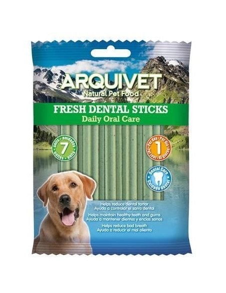 FRESH DENTAL STICKS Bolsa 7 Uds./140gr. Arquivet