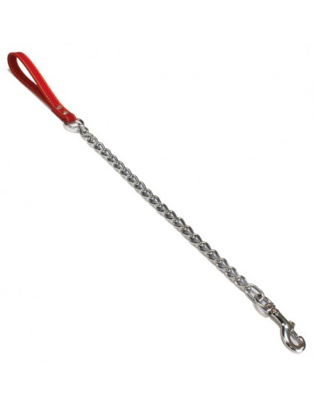 RAMAL METAL Y PIEL ROJO 3x1000 mm.