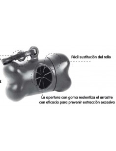 DISPENSADOR BOLSAS HIGIENICO 20UDS.BONE