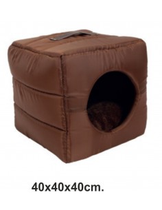 CAPILLA BROWN HUELLA 40x40x40cm.