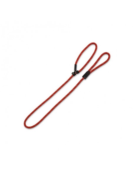 TIRADOR y COLLAR NYLON REFLECTANTE ROJO