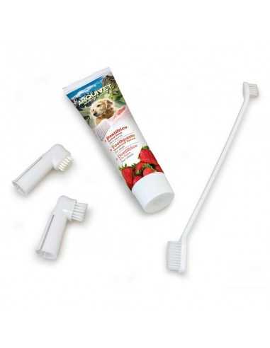SET DENTAL PARA PERROS AROMA FRESA