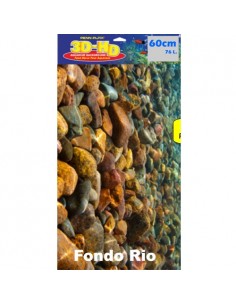 POSTER 3D FONDO RIO (61X41CM.)