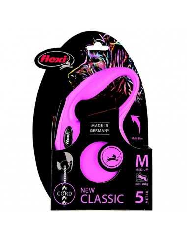 FLEXI NUEVO CLASSIC M Cordon 5 mts. Rosa