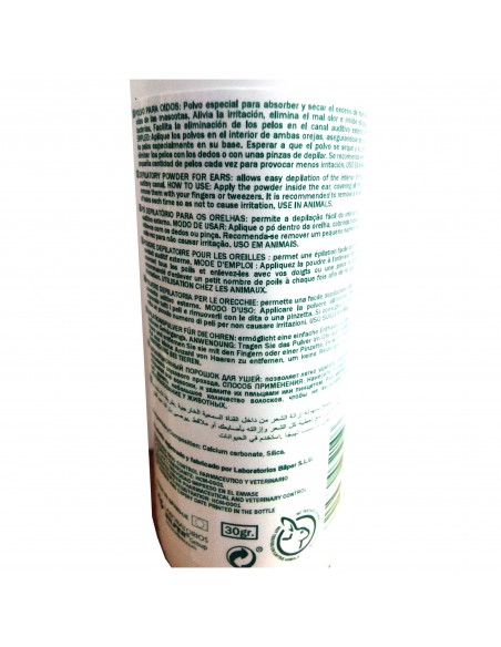 POLVO SECANTE PARA DEPILAR OREJAS 30gr MENFORSAN