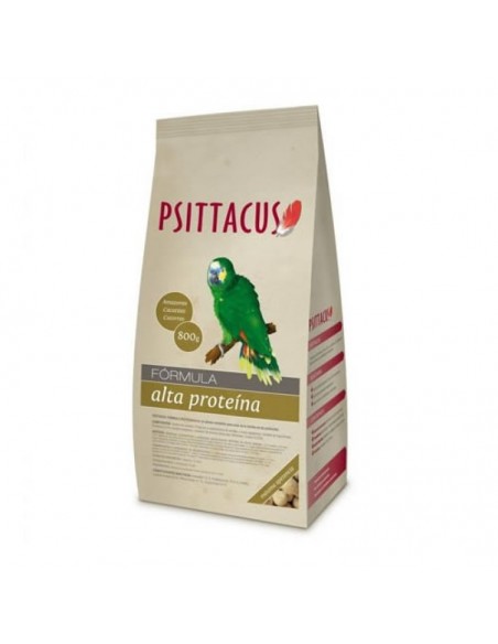 PSITTACUS PIENSO ALTA PROTEINA 800 GR.