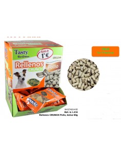 RELLENOS CRUNCH DOG POLLO 50 GR. CAJA 35 BOLSAS
