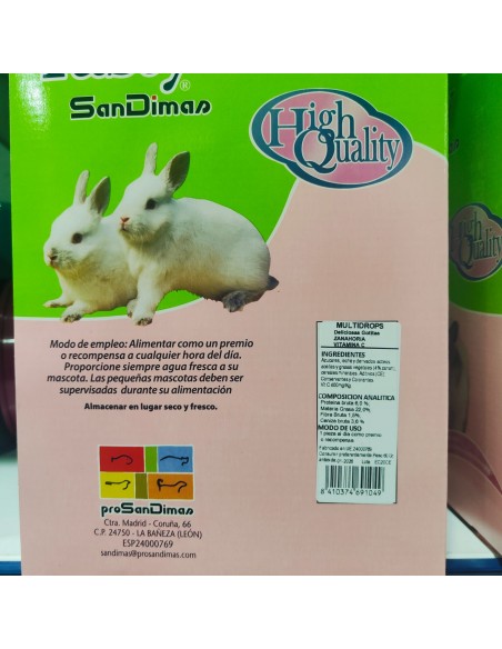 MULTIDROPS ZANAHORIA 60GR.X 40 BOLSAS.