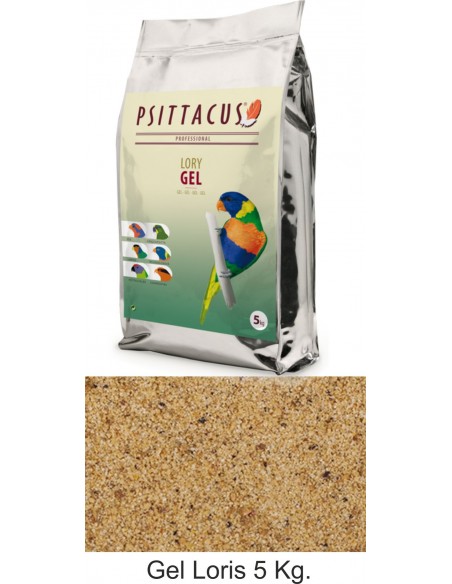 PSITTACUS GEL LORIS 5 KG. BOLSA