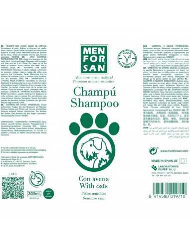 MENFORSAN CHAMPU NATURAL CON AVENA 300 ML.