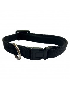 COLLAR NYLON 12MM CAMON NEGRO