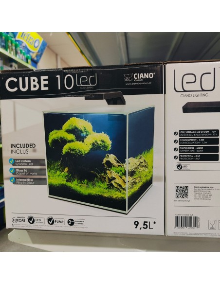 ACUARIO CUBE AQUA 10 LTS. CON FILTRO CF20