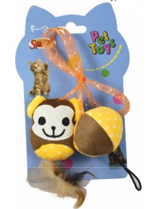 MONKEY TOY CON CAT NIP
