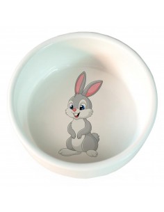 COMEDERO CERAMICA CONEJO 11cm 300ml