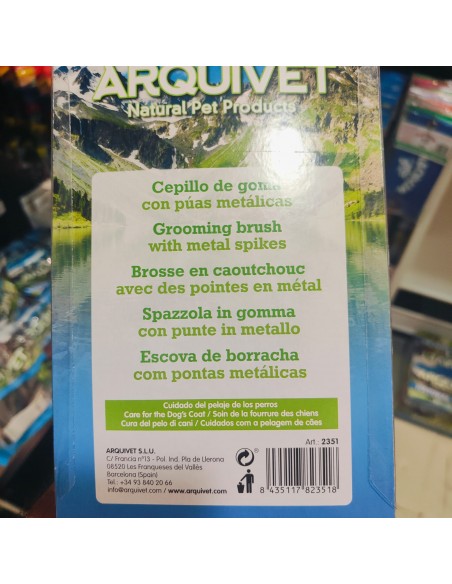 CEPILLO GOMA PUAS METALICAS Arquivet CEPILLO GOMA PUAS METALICAS Arquivet
