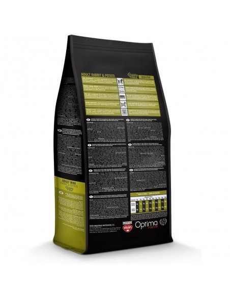 OPTIMA NOVA ADULT MINI RABBIT PATATA 8 Kg.