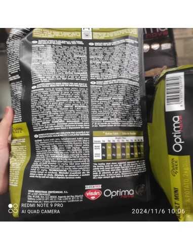 OPTIMA NOVA ADULT MINI RABBIT PATATA 8 Kg.
