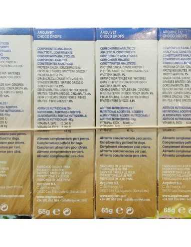 CHOCO DROPS ARQUIVET 65 GR