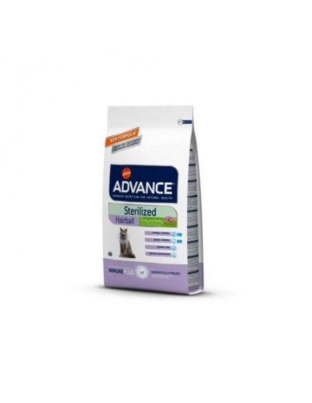 ADVANCE STERILIZED CAT HAIRBALL 10 KG