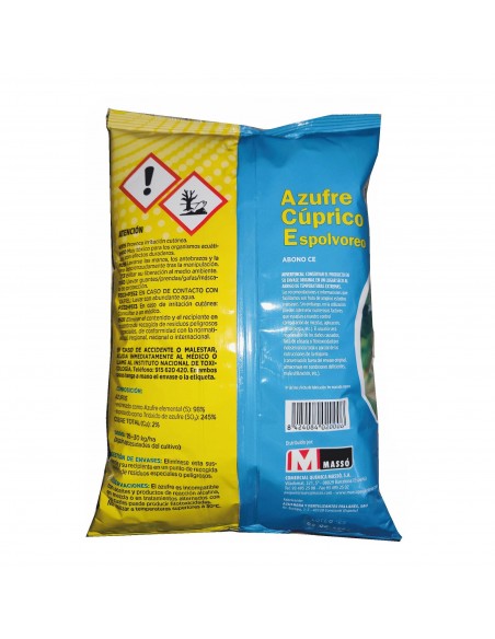 AZUFRE CUPRICO Espolvoreo 1 Kg. AZUFRE CUPRICO Espolvoreo 1 Kg.