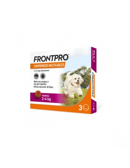 FRONTPRO Comp.Masticables 4-10 KG. 3 pastillas