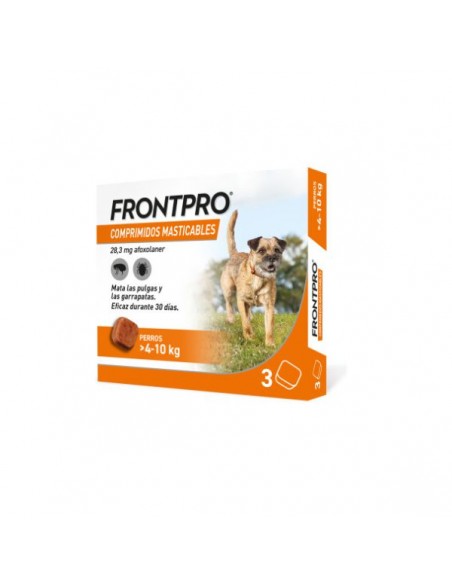 FRONTPRO Comp.Masticables 4-10 KG. 3 pastillas